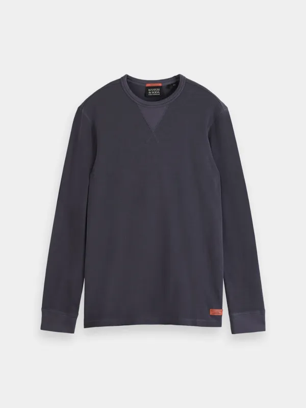 Waffle long sleeved t-shirt sold by Scotch and Soda