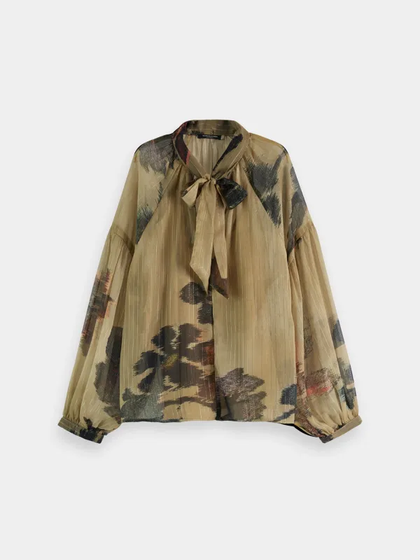 Tapestry floral tie top sold by Scotch and Soda