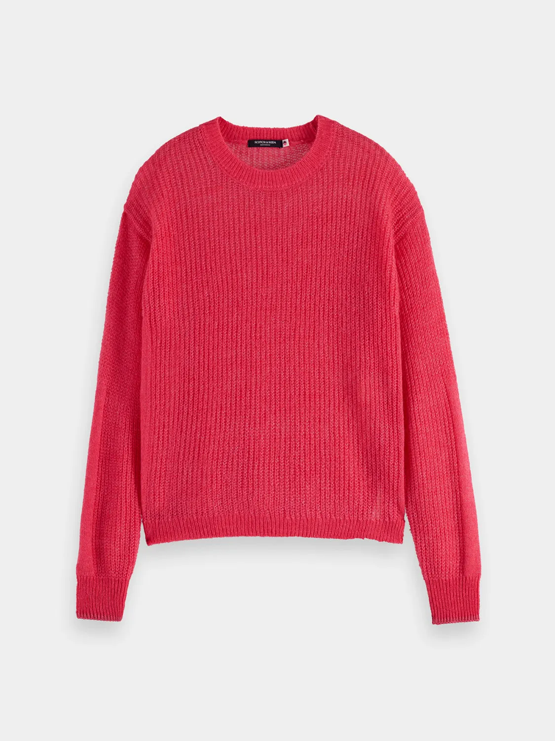 Fuzzy open knit pullover sold by Scotch and Soda