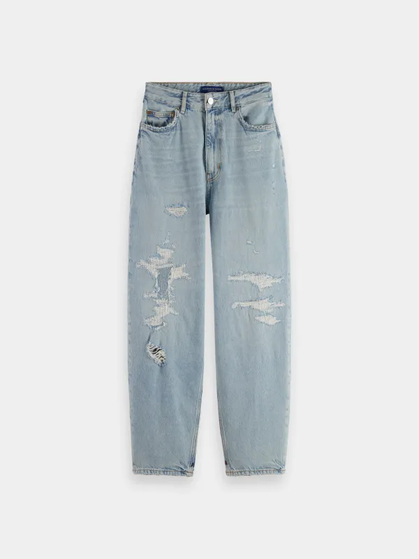 Tide balloon fit jeans sold by Scotch and Soda