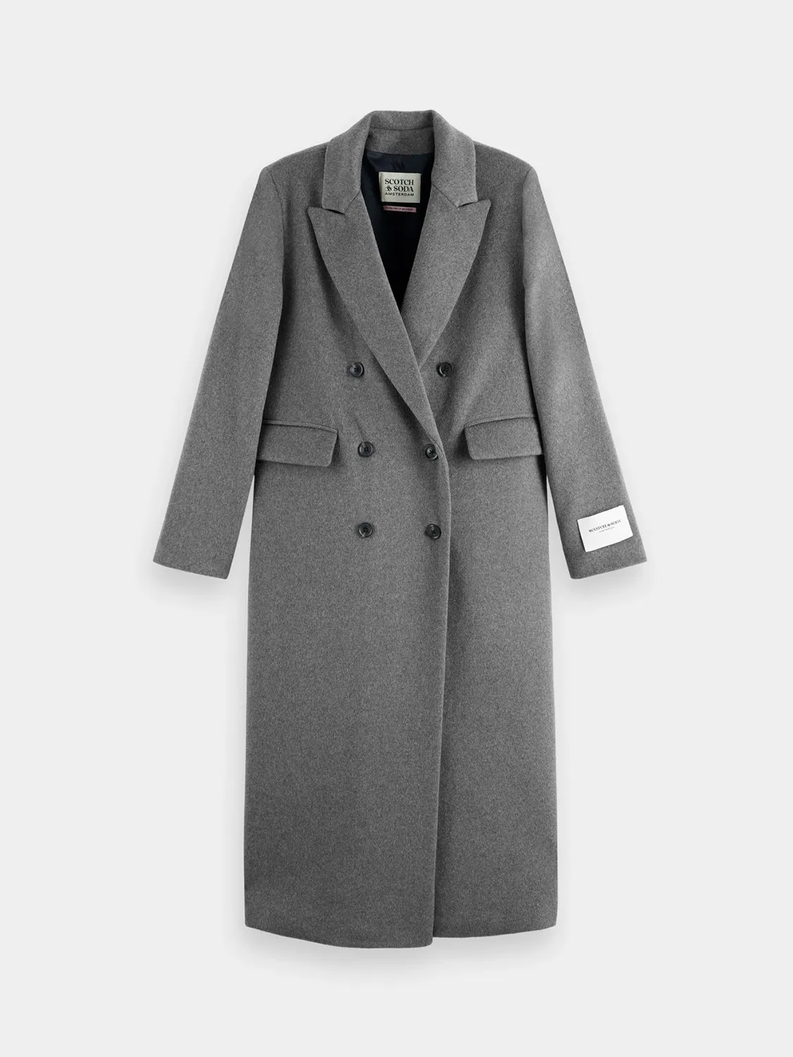Double-breasted tailored coat sold by Scotch and Soda