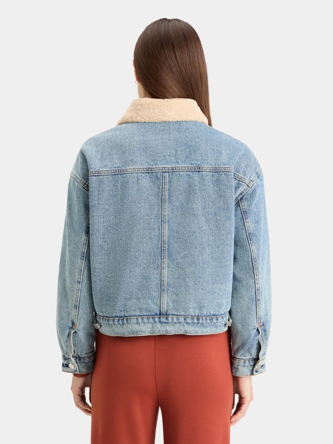 Sherpa collar denim jacket sold by Scotch & Soda product image thumbnail 3