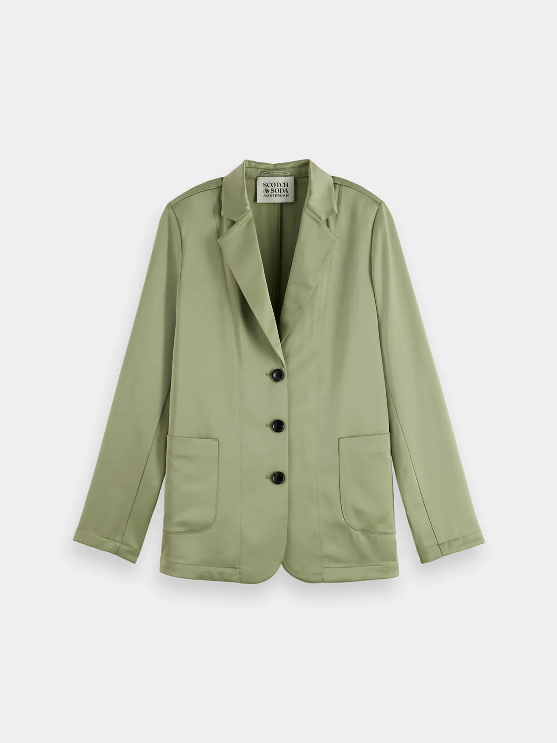 Single-breasted satin blazer sold by Scotch & Soda