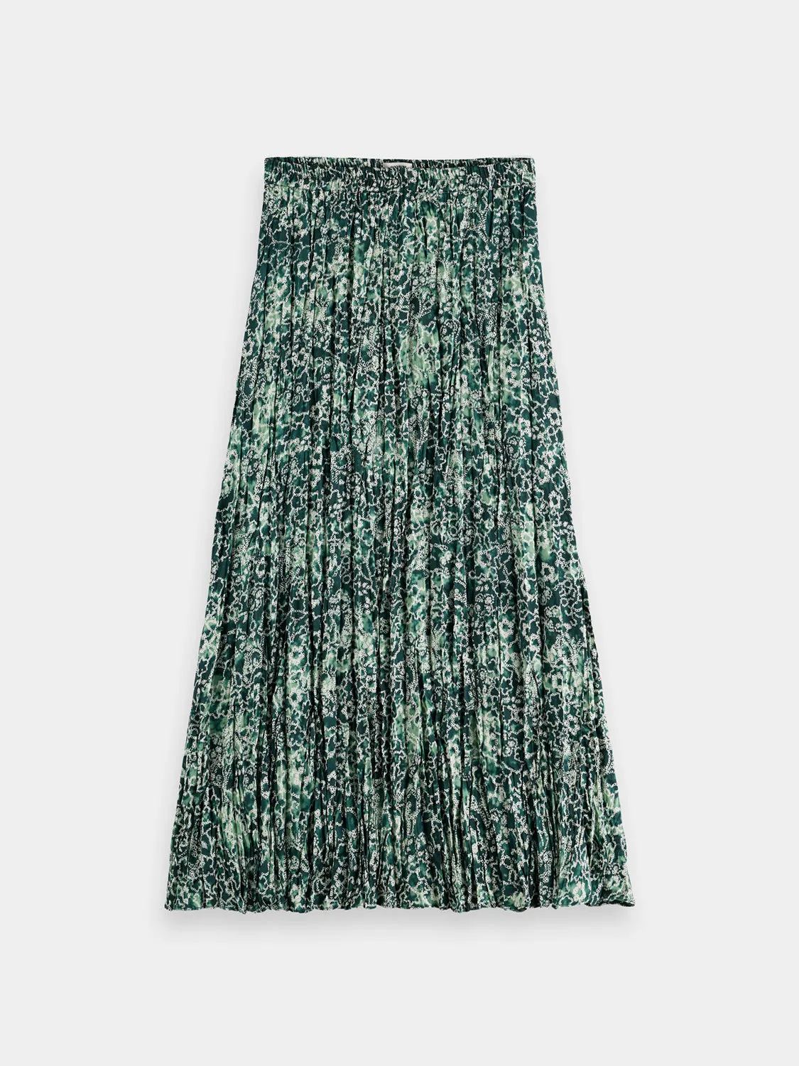 Pleated floral midi skirt sold by Scotch and Soda