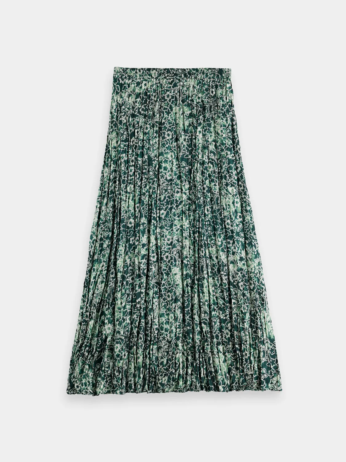 Pleated floral midi skirt sold by Scotch and Soda product image thumbnail 2