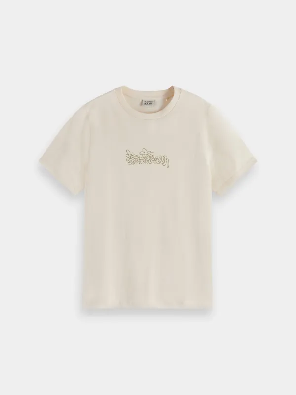 Artwork t-shirt made by Scotch & Soda