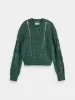 Cable stitch cropped pullover sold by Scotch and Soda