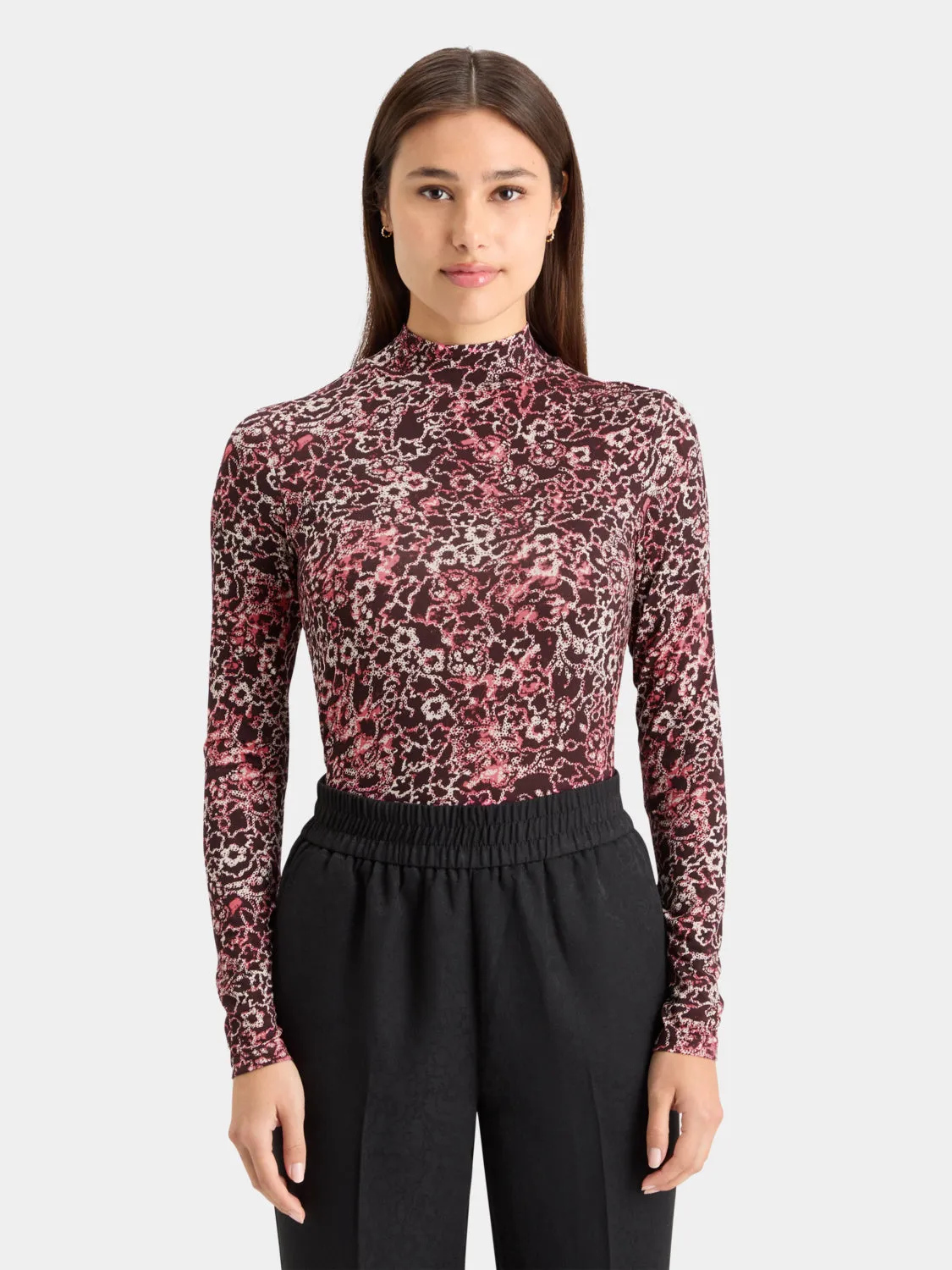 Printed mock neck sold by Scotch and Soda product image thumbnail 2