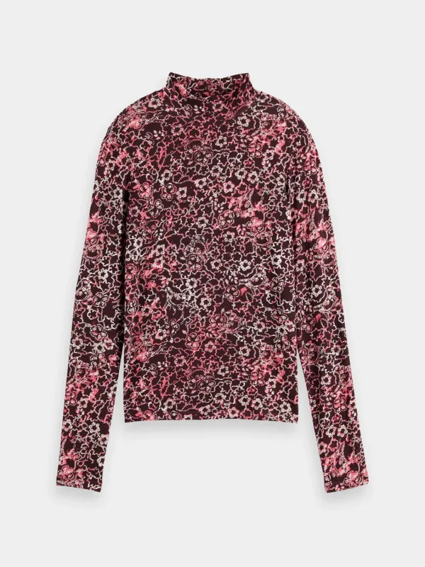 Printed mock neck sold by Scotch and Soda