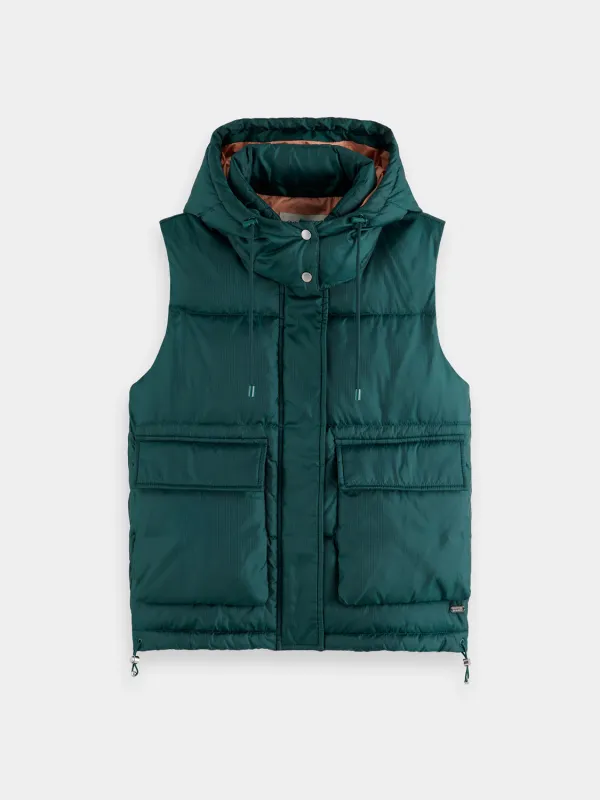 Hooded bodywarmer sold by Scotch and Soda