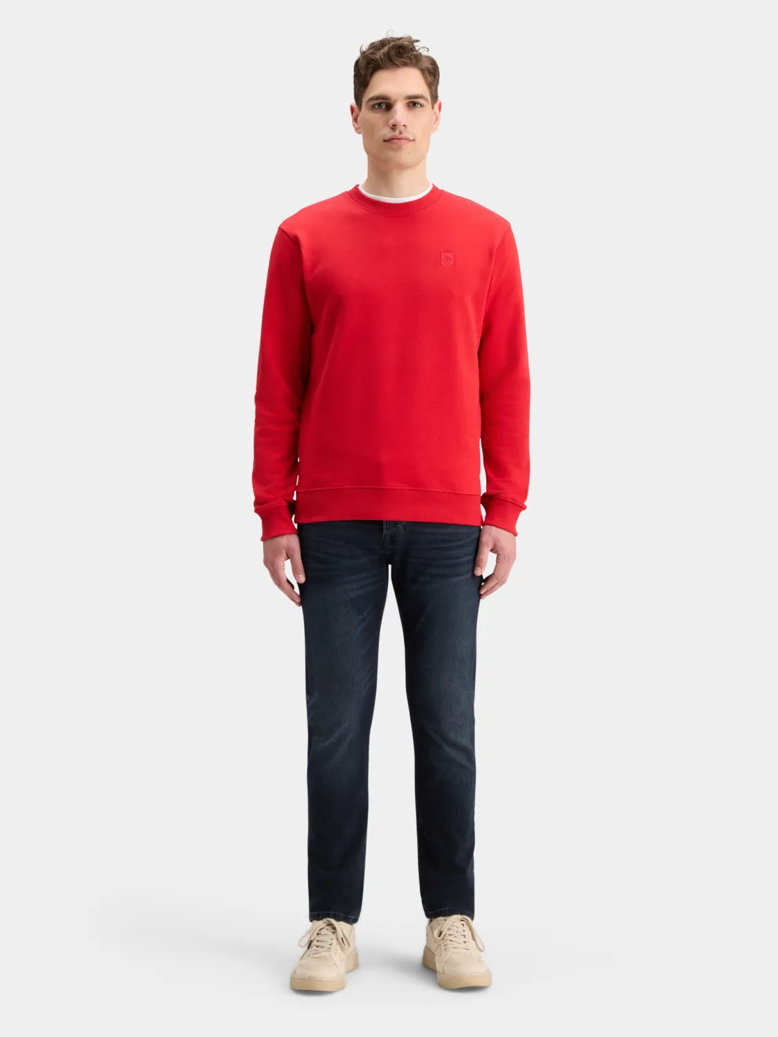 Logo badge sweatshirt sold by Scotch & Soda product image thumbnail 5