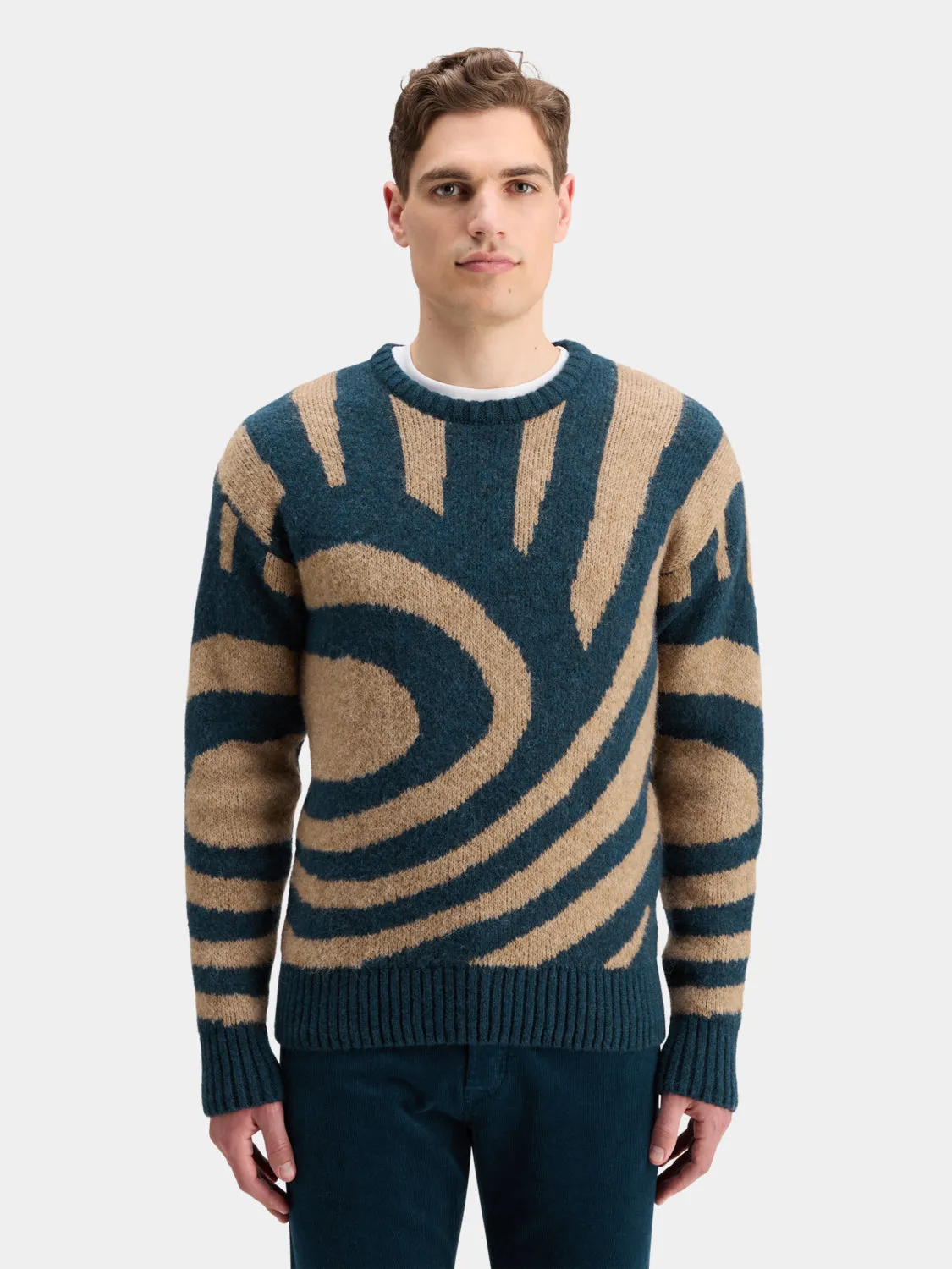 Drop shoulder fuzzy pullover sold by Scotch & Soda product image thumbnail 2