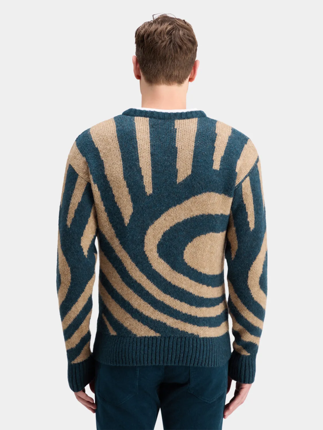 Drop shoulder fuzzy pullover sold by Scotch & Soda product image thumbnail 3