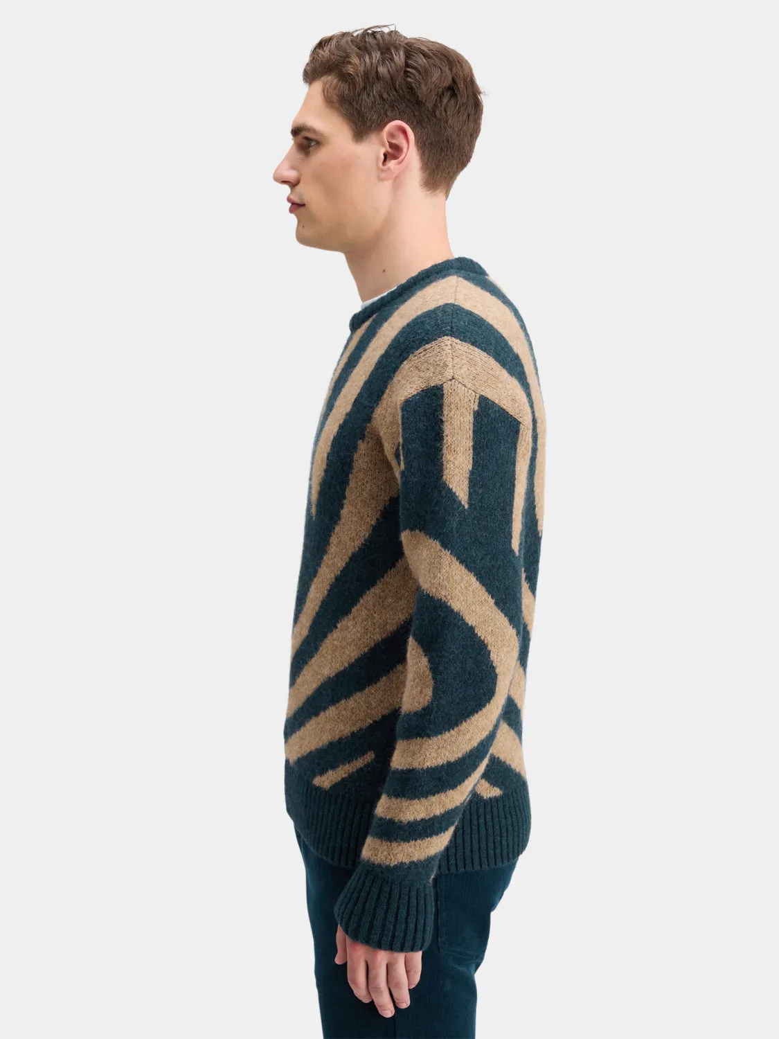 Drop shoulder fuzzy pullover sold by Scotch & Soda product image thumbnail 4