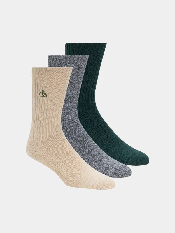 3-pack crew socks sold by Scotch and Soda