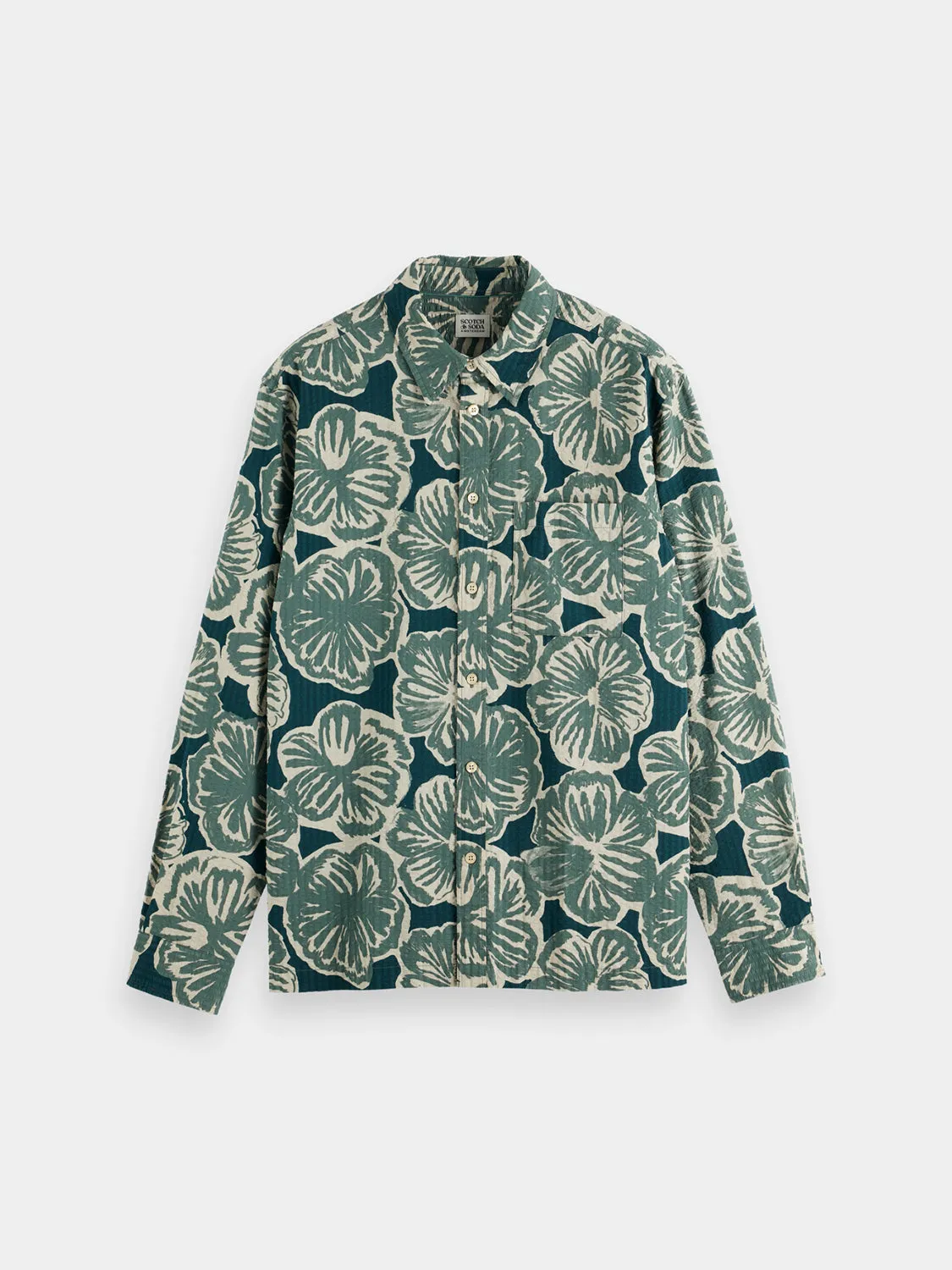 Seersucker printed shirt sold by Scotch & Soda