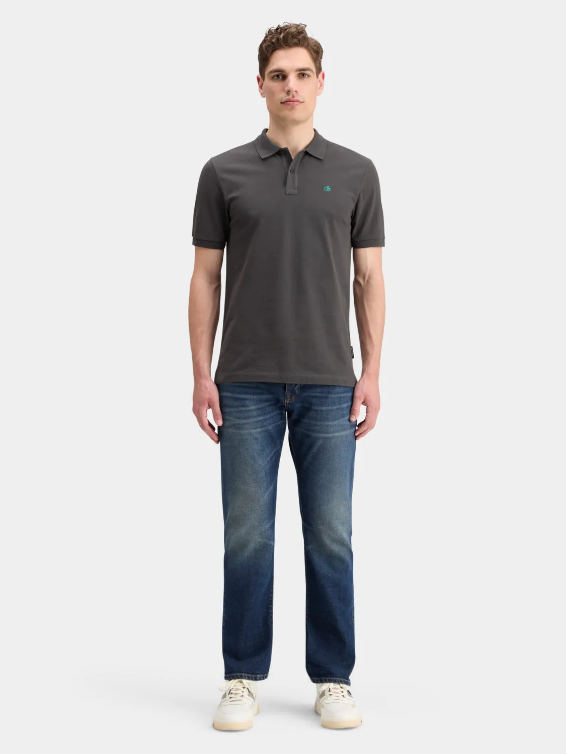 Logo pique polo sold by Scotch and Soda product image thumbnail 5