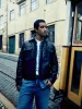 Leather trucker jacket sold by Scotch and Soda
