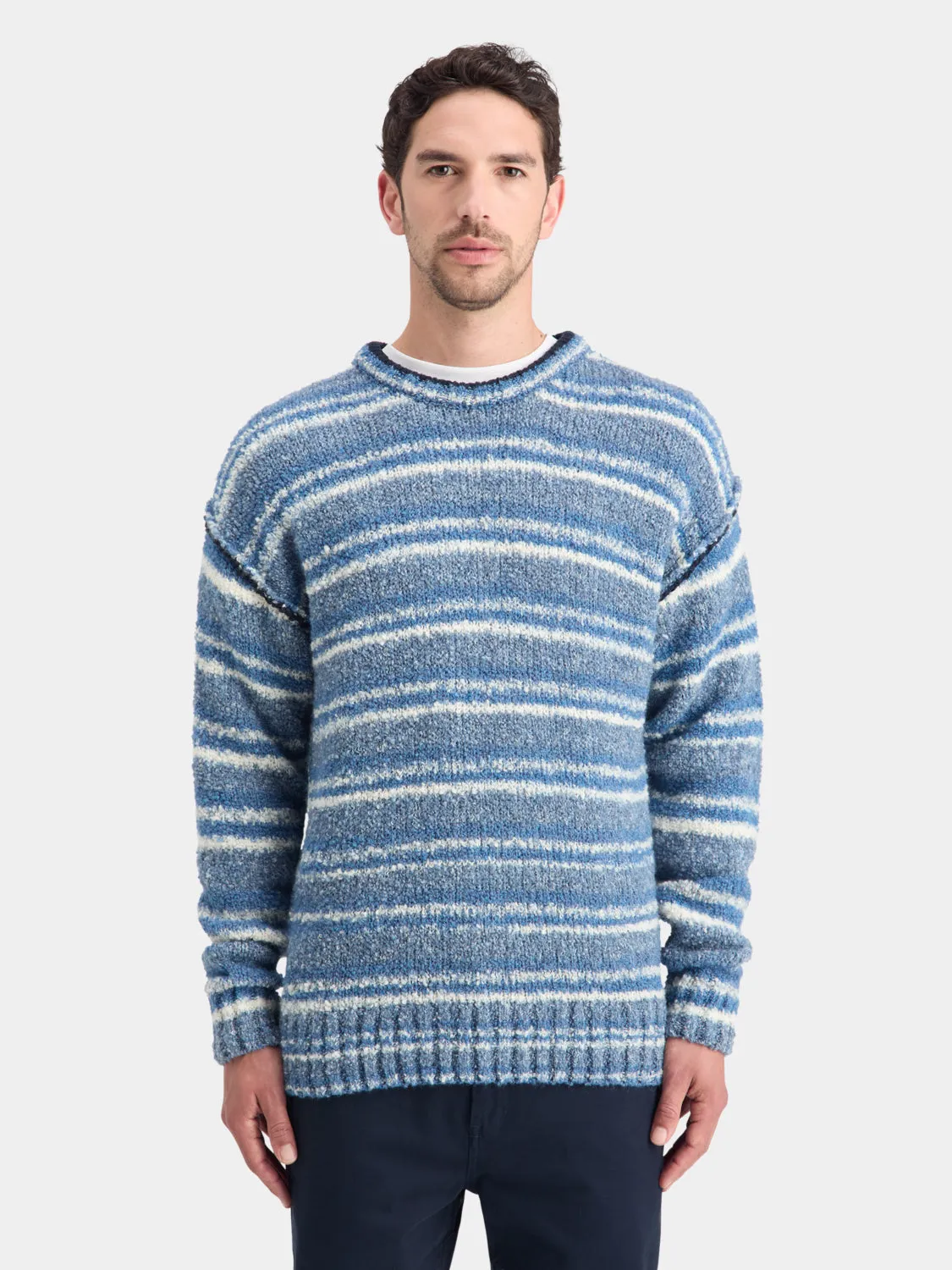 Drop shoulder boucle pullover sold by Scotch and Soda product image thumbnail 2