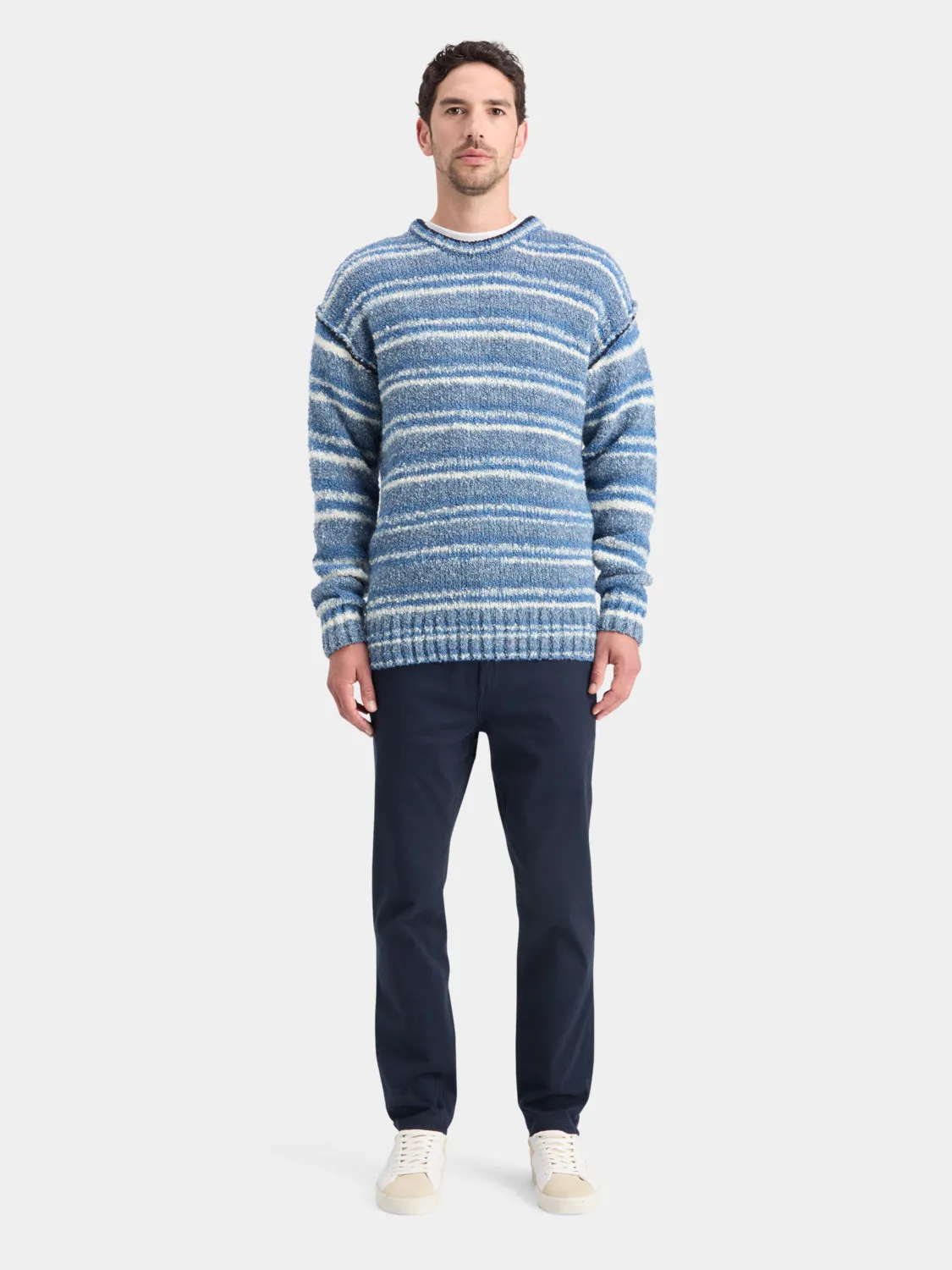 Drop shoulder boucle pullover sold by Scotch and Soda product image thumbnail 5