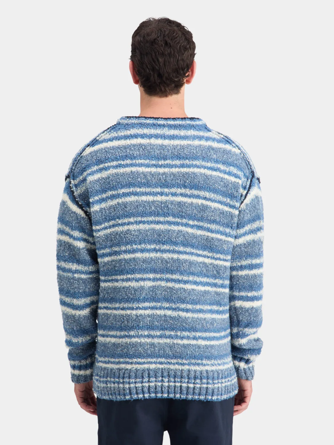 Drop shoulder boucle pullover sold by Scotch and Soda product image thumbnail 3