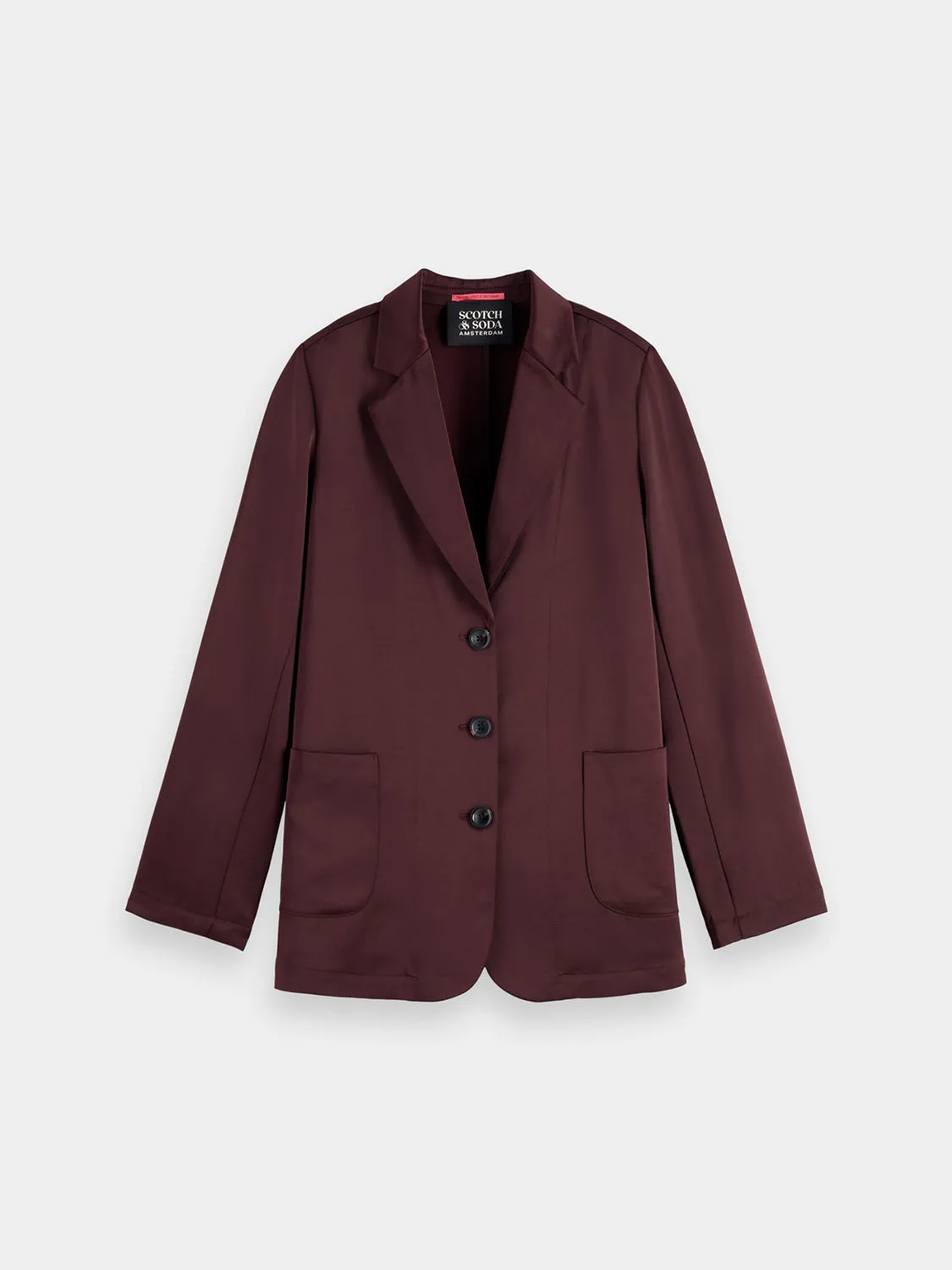 Single-breasted satin blazer sold by Scotch and Soda