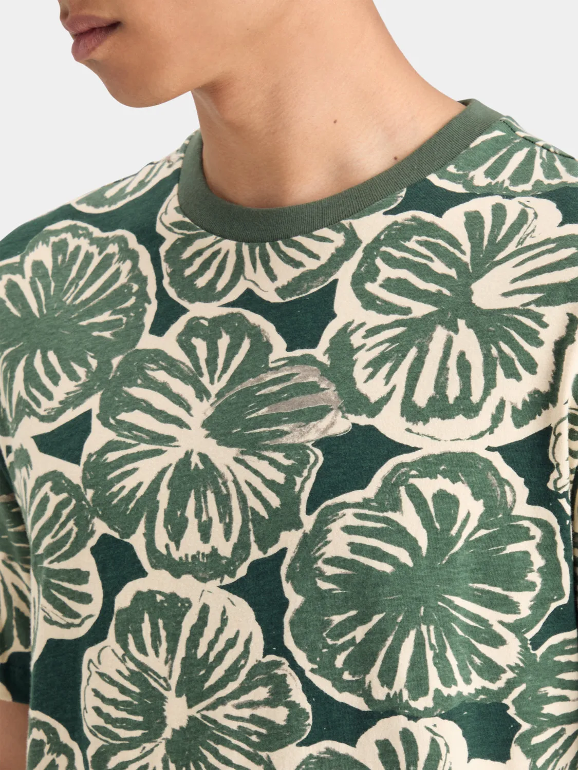 Flower printed t-shirt sold by Scotch & Soda product image thumbnail 5