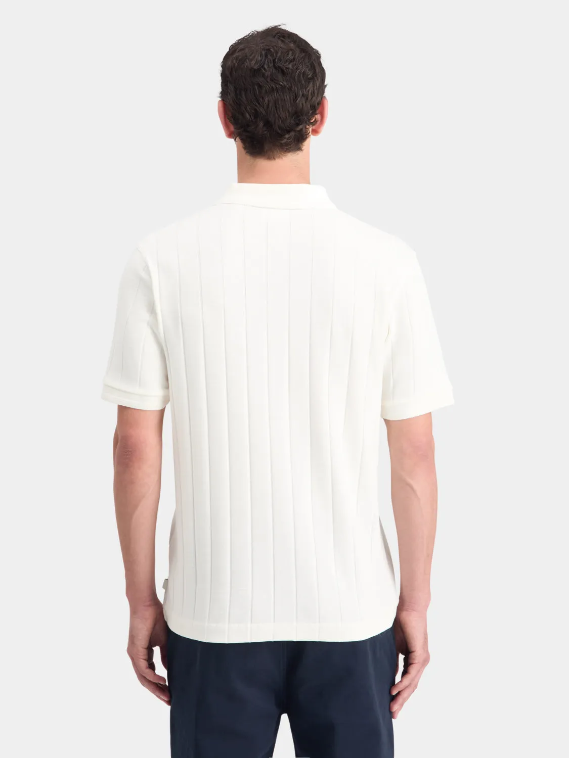Rib knit polo sold by Scotch and Soda product image thumbnail 3