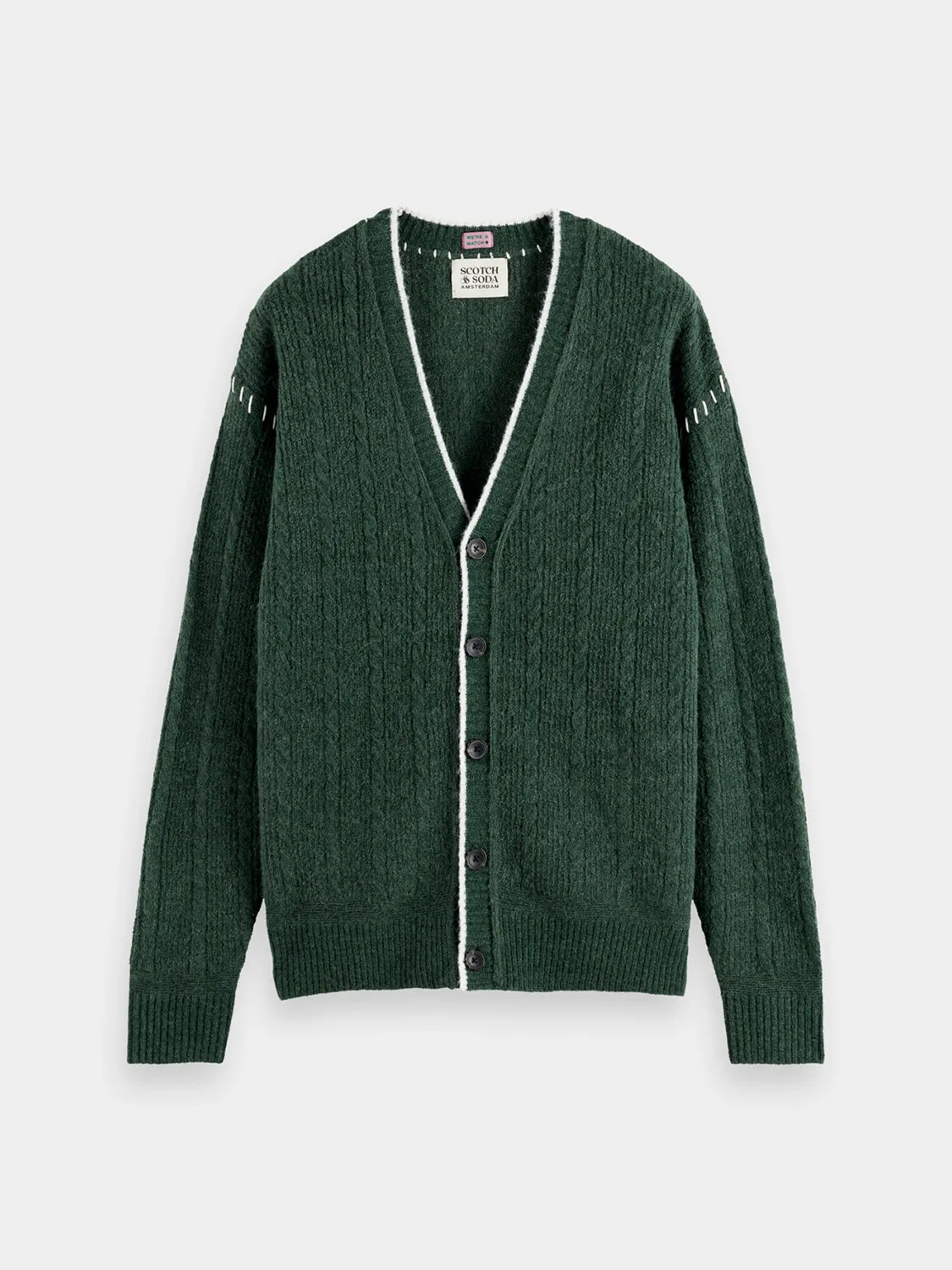 Drop shoulder cardigan sold by Scotch and Soda