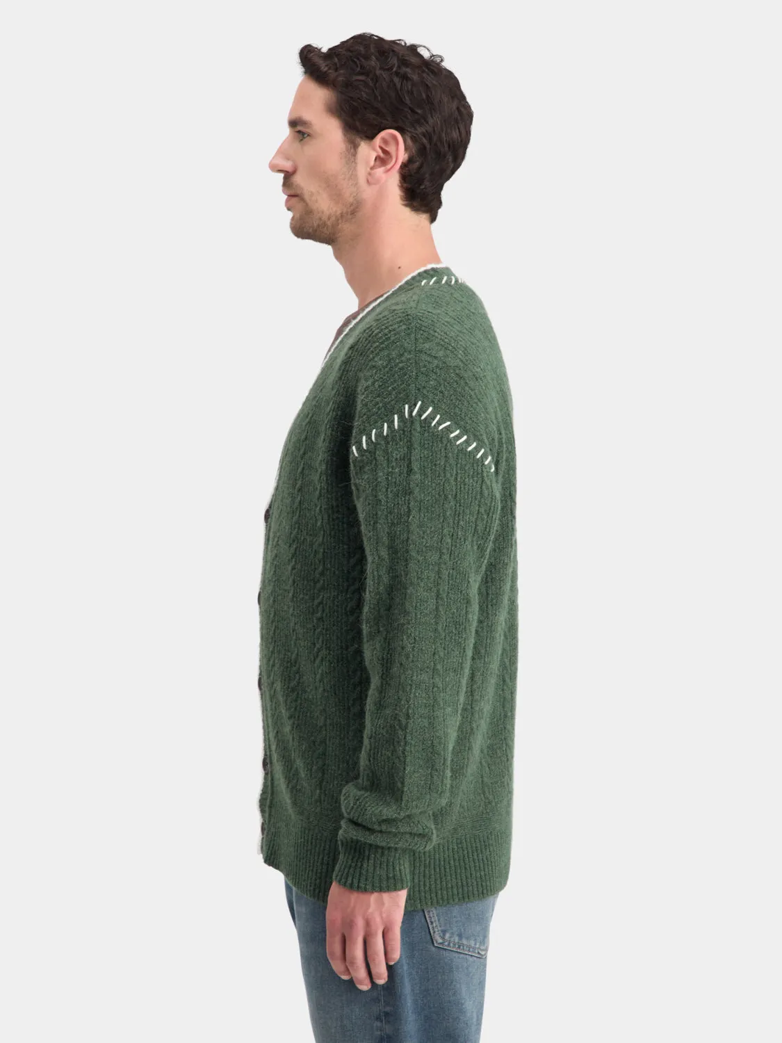 Drop shoulder cardigan sold by Scotch and Soda product image thumbnail 4