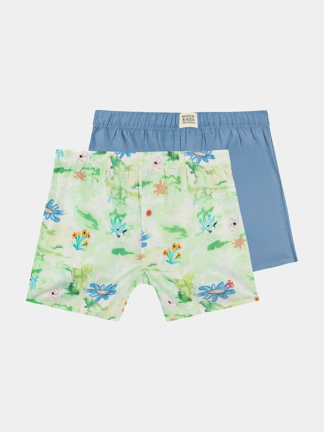 2-pack cotton boxers sold by Scotch and Soda