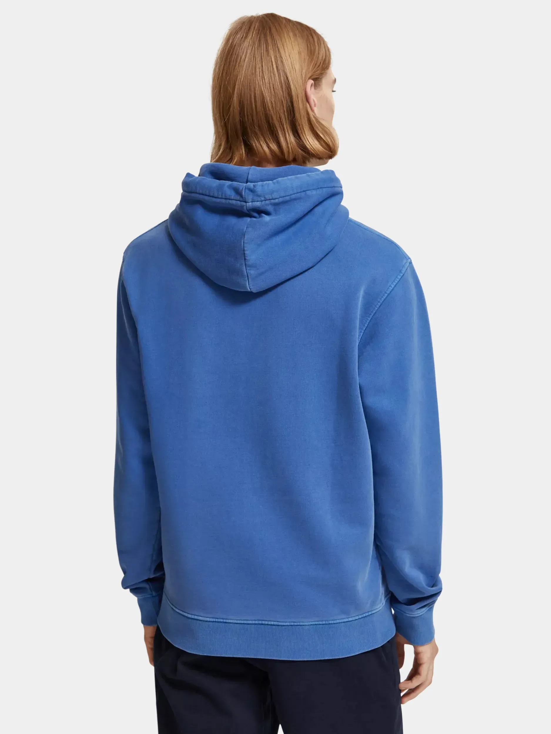 Garment-dyed artwork hoodie sold by Scotch & Soda product image thumbnail 3