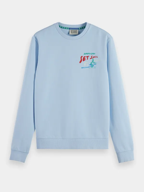 Graphic sweatshirt sold by Scotch and Soda