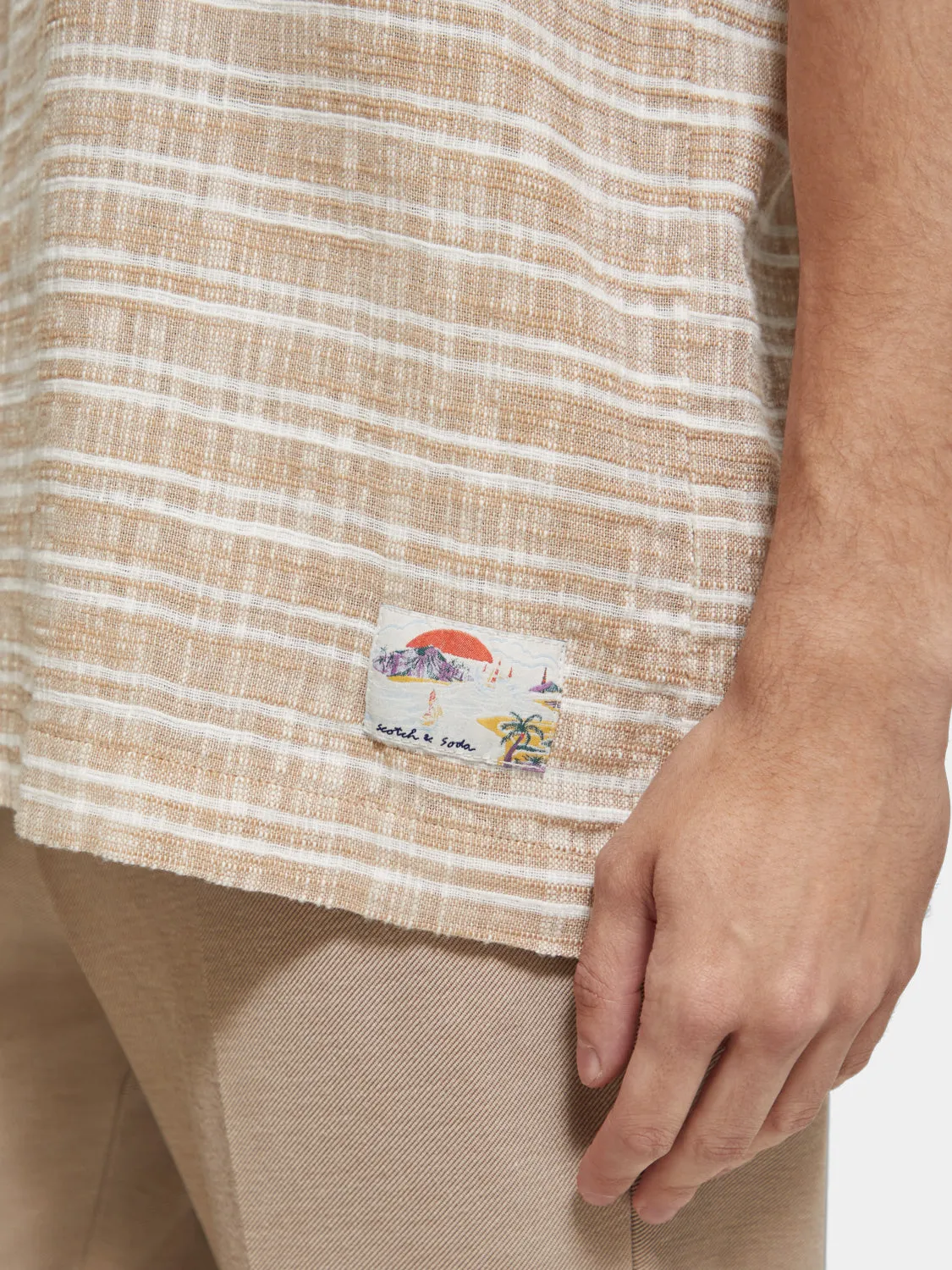 Horizontal striped shirt sold by Scotch and Soda product image thumbnail 4