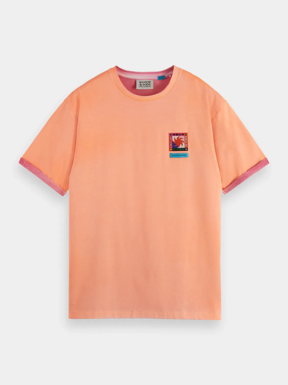 Two colour sprayed t-shirt sold by Scotch & Soda
