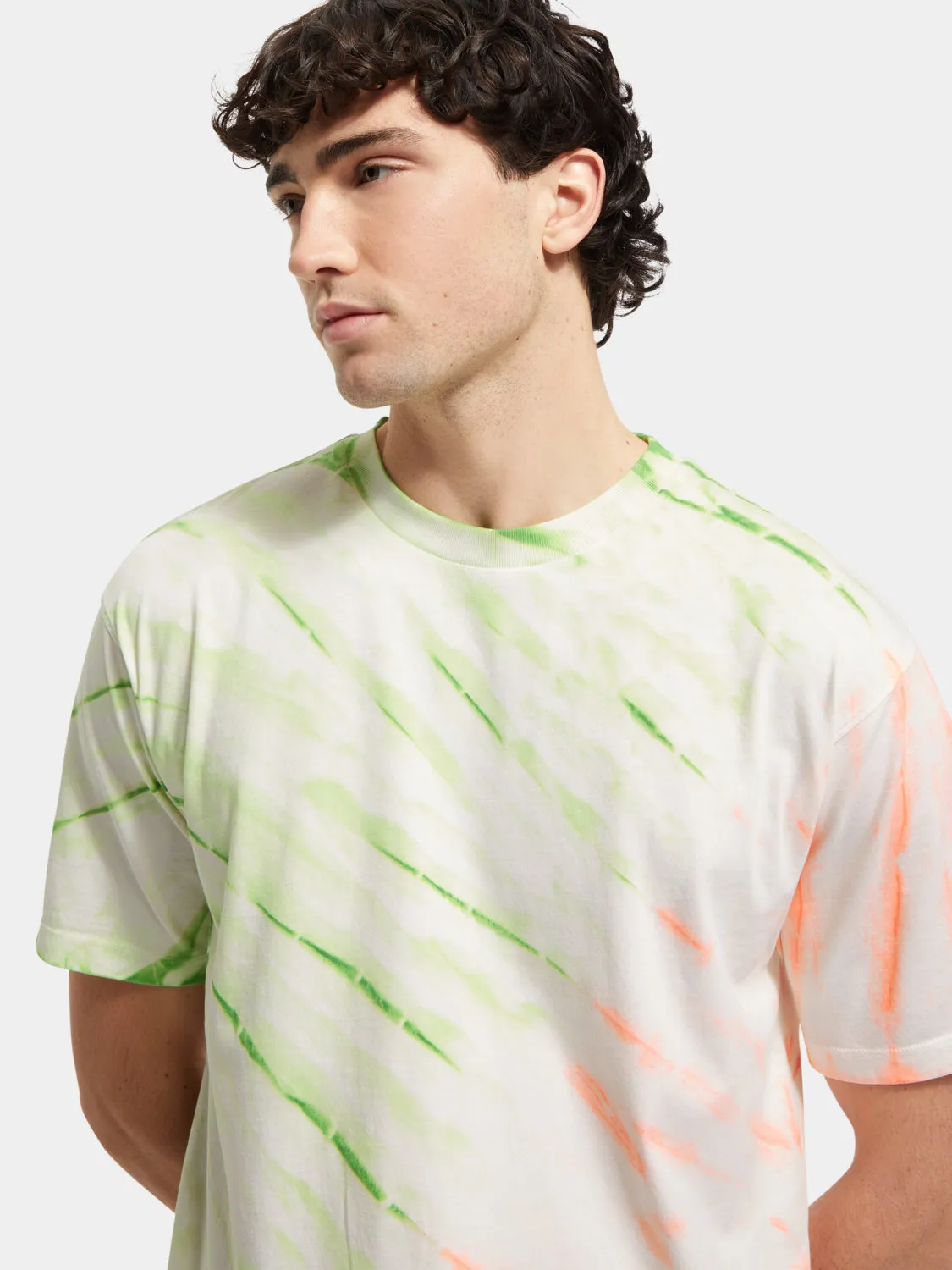 Tie-dyed t-shirt sold by Scotch & Soda product image thumbnail 5