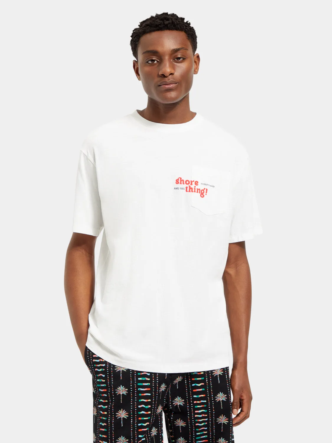 Artwork pocket t-shirt sold by Scotch and Soda