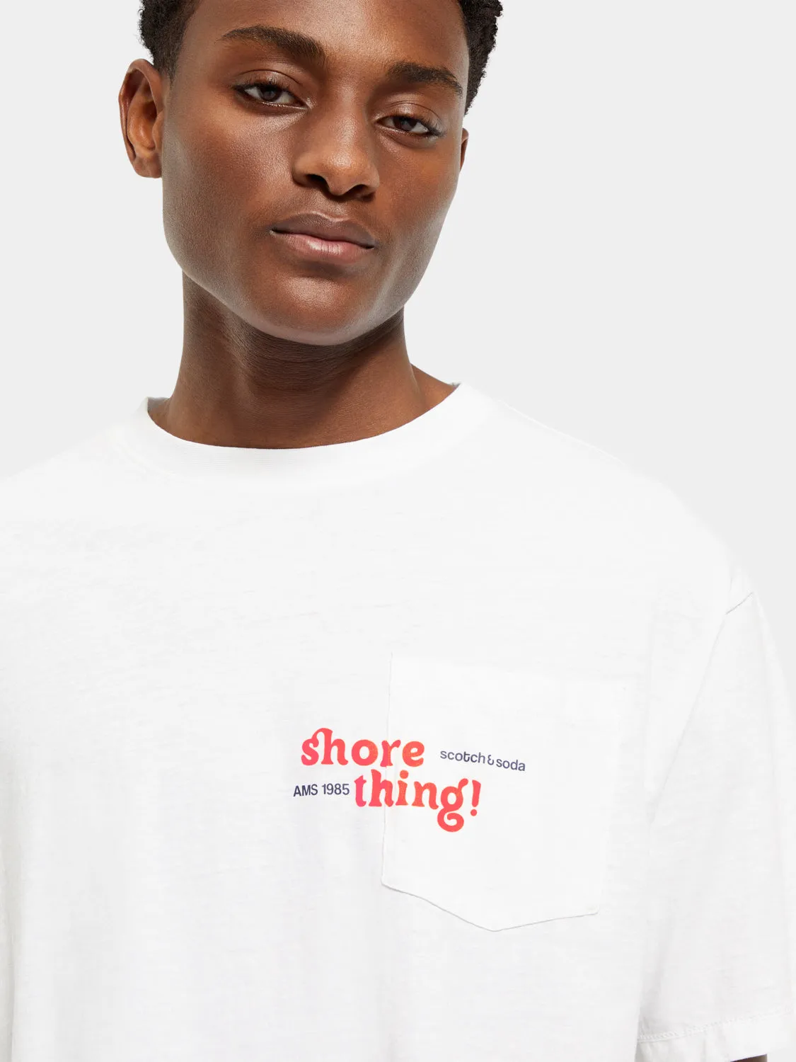 Artwork pocket t-shirt sold by Scotch and Soda product image thumbnail 5