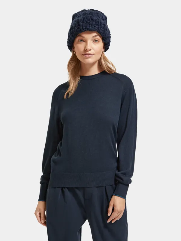 Basic crewneck pullover sold by Scotch and Soda