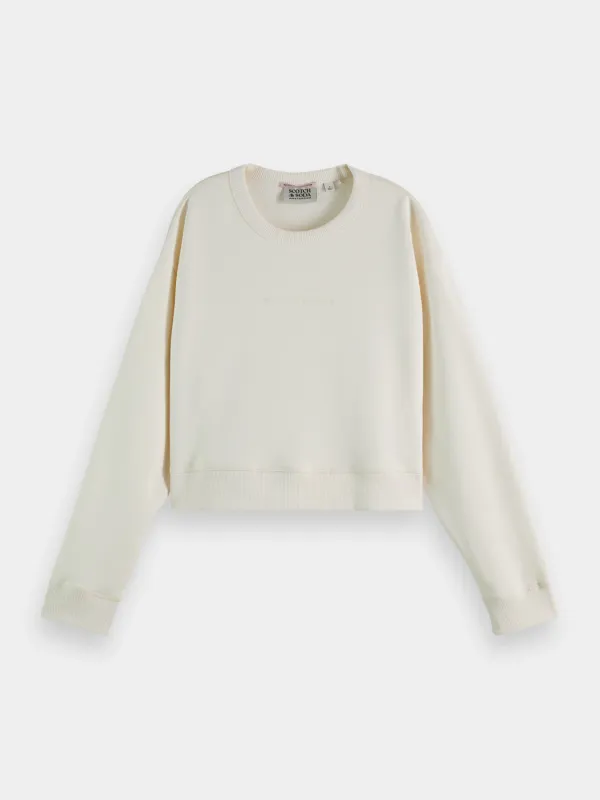 Chest artwork sweatshirt made by Scotch & Soda