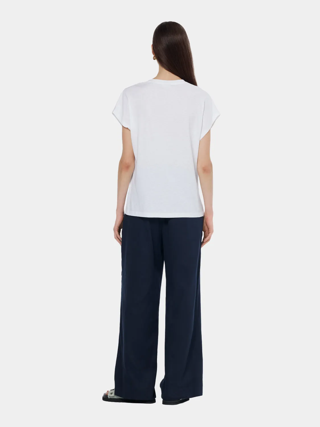 Slub v-neck t-shirt sold by Scotch & Soda product image thumbnail 4