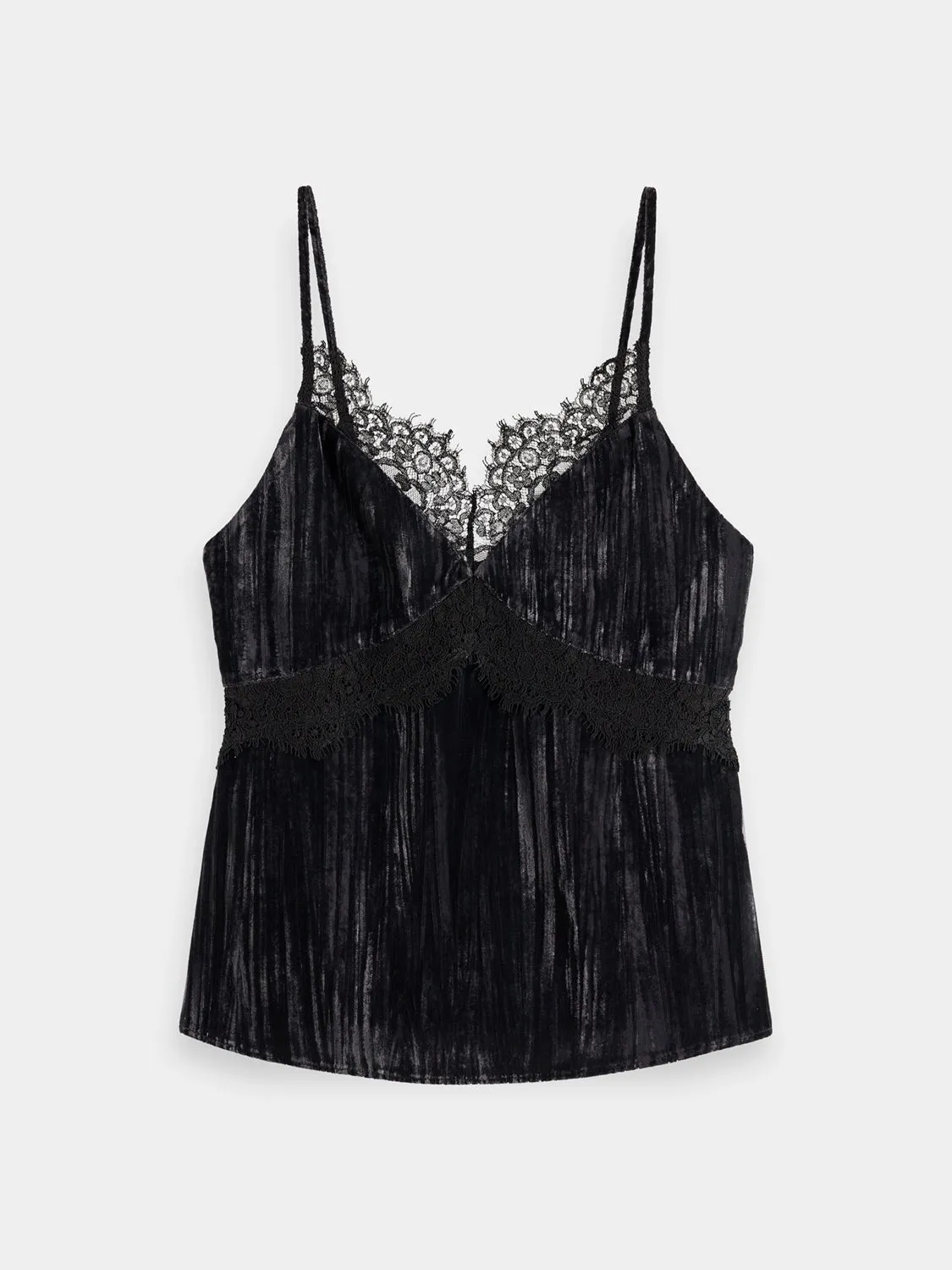 Velvet tank top sold by Scotch and Soda