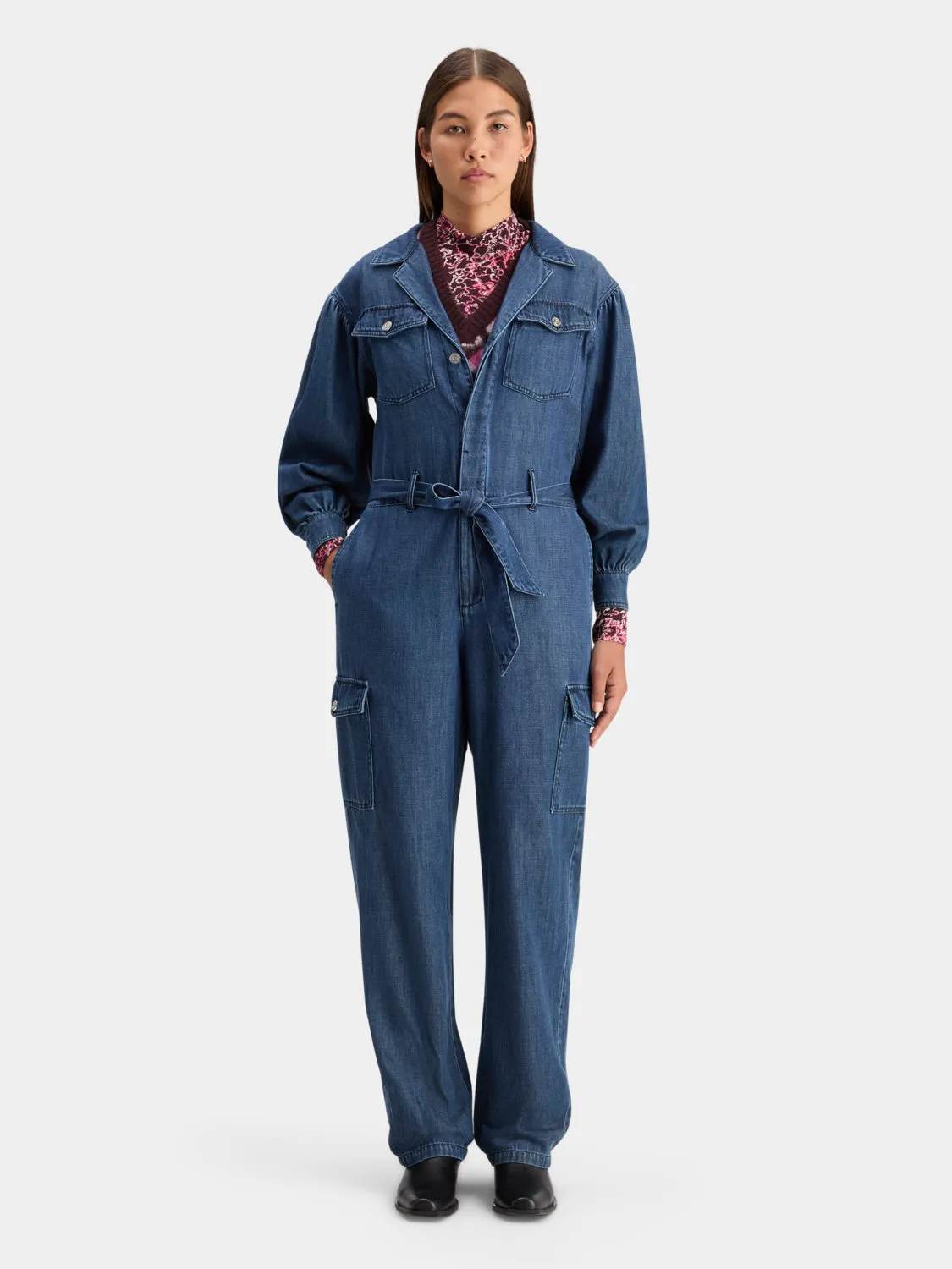 Denim jumpsuit sold by Scotch and Soda product image thumbnail 5