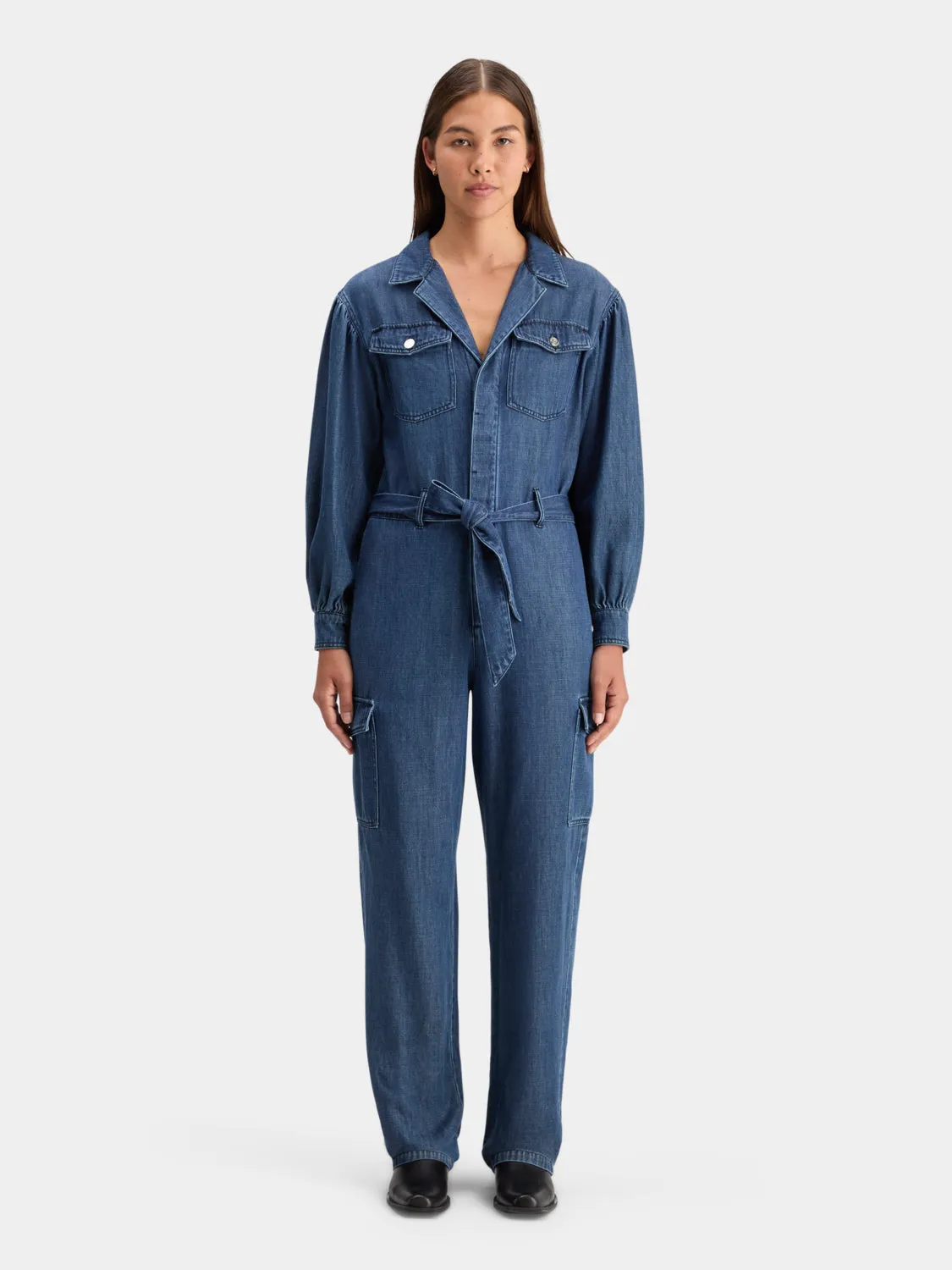 Denim jumpsuit sold by Scotch and Soda product image thumbnail 2