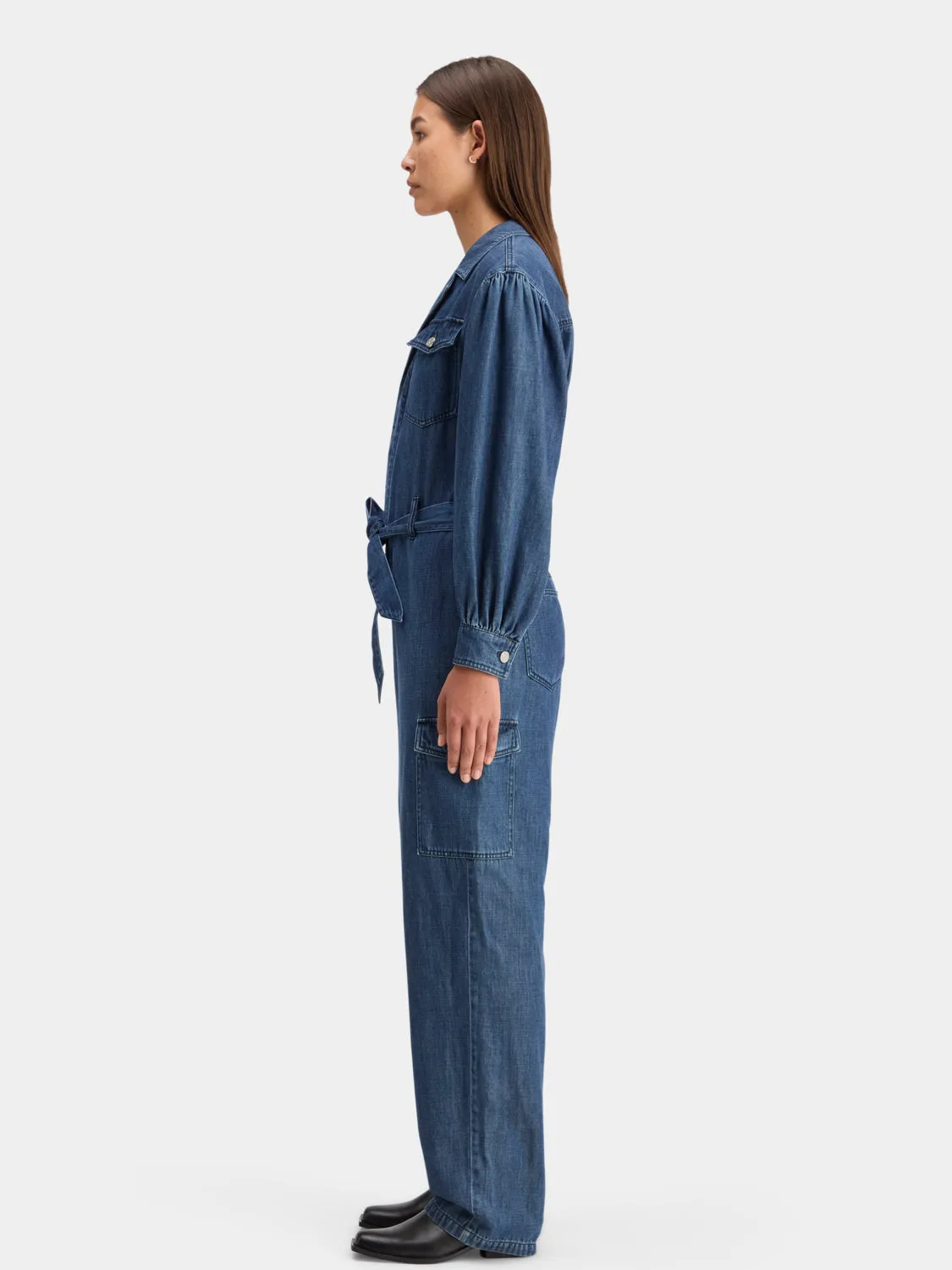 Denim jumpsuit sold by Scotch and Soda product image thumbnail 4