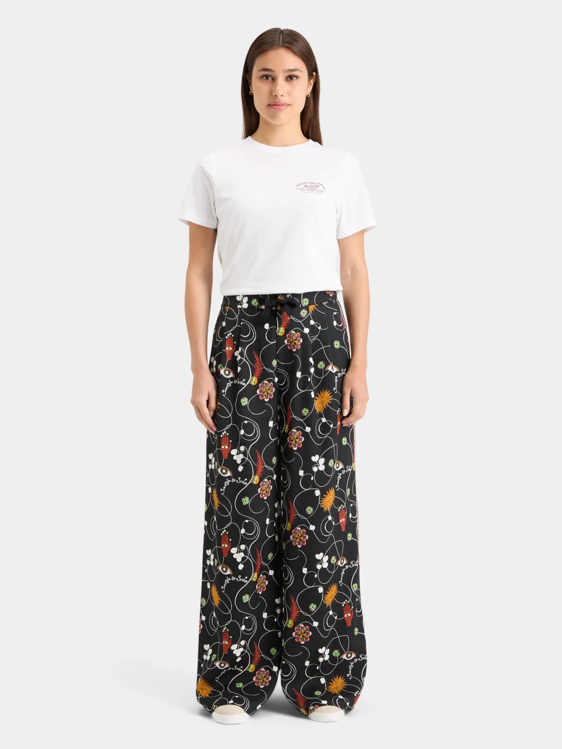 Eleni wide fit pants sold by Scotch and Soda product image thumbnail 5