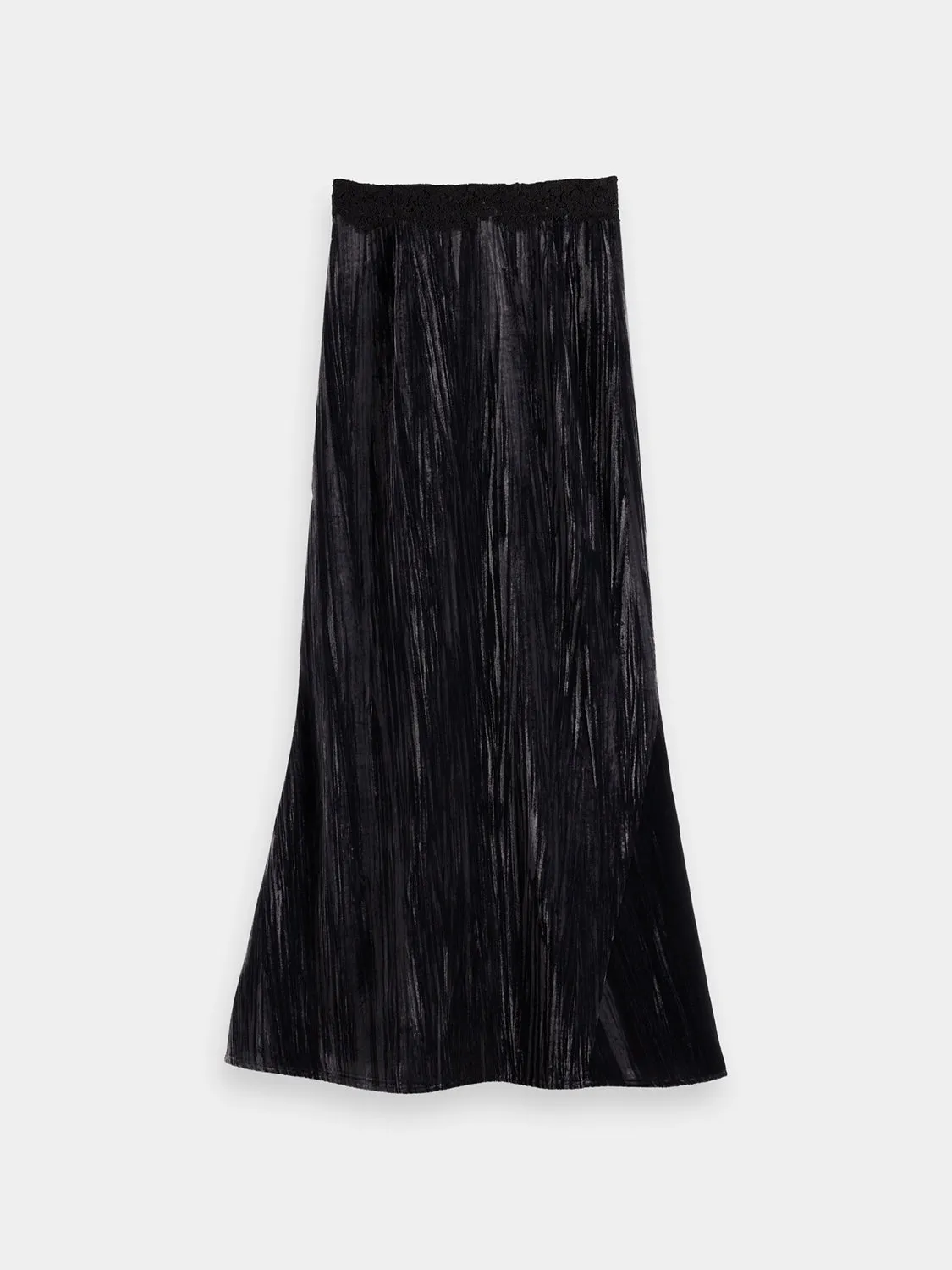 Velvet midi skirt sold by Scotch and Soda