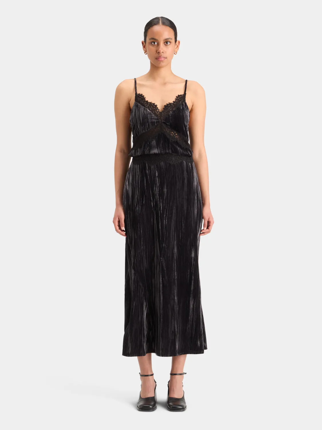 Velvet midi skirt sold by Scotch and Soda product image thumbnail 2