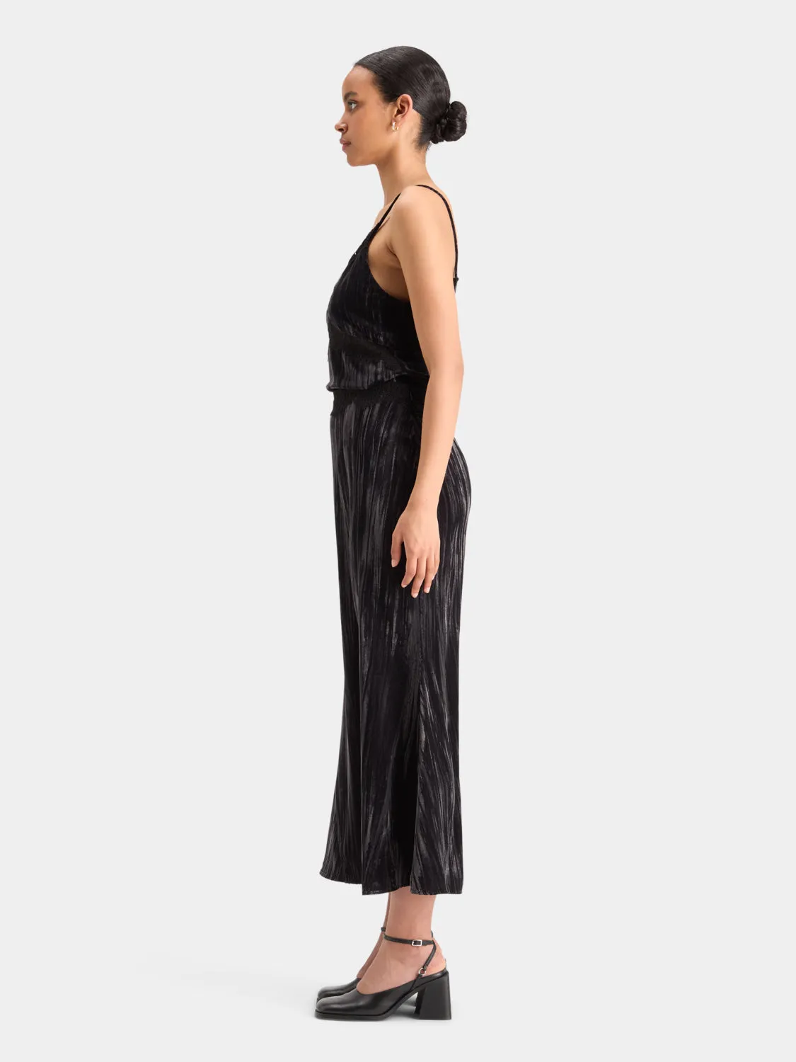 Velvet midi skirt sold by Scotch and Soda product image thumbnail 4