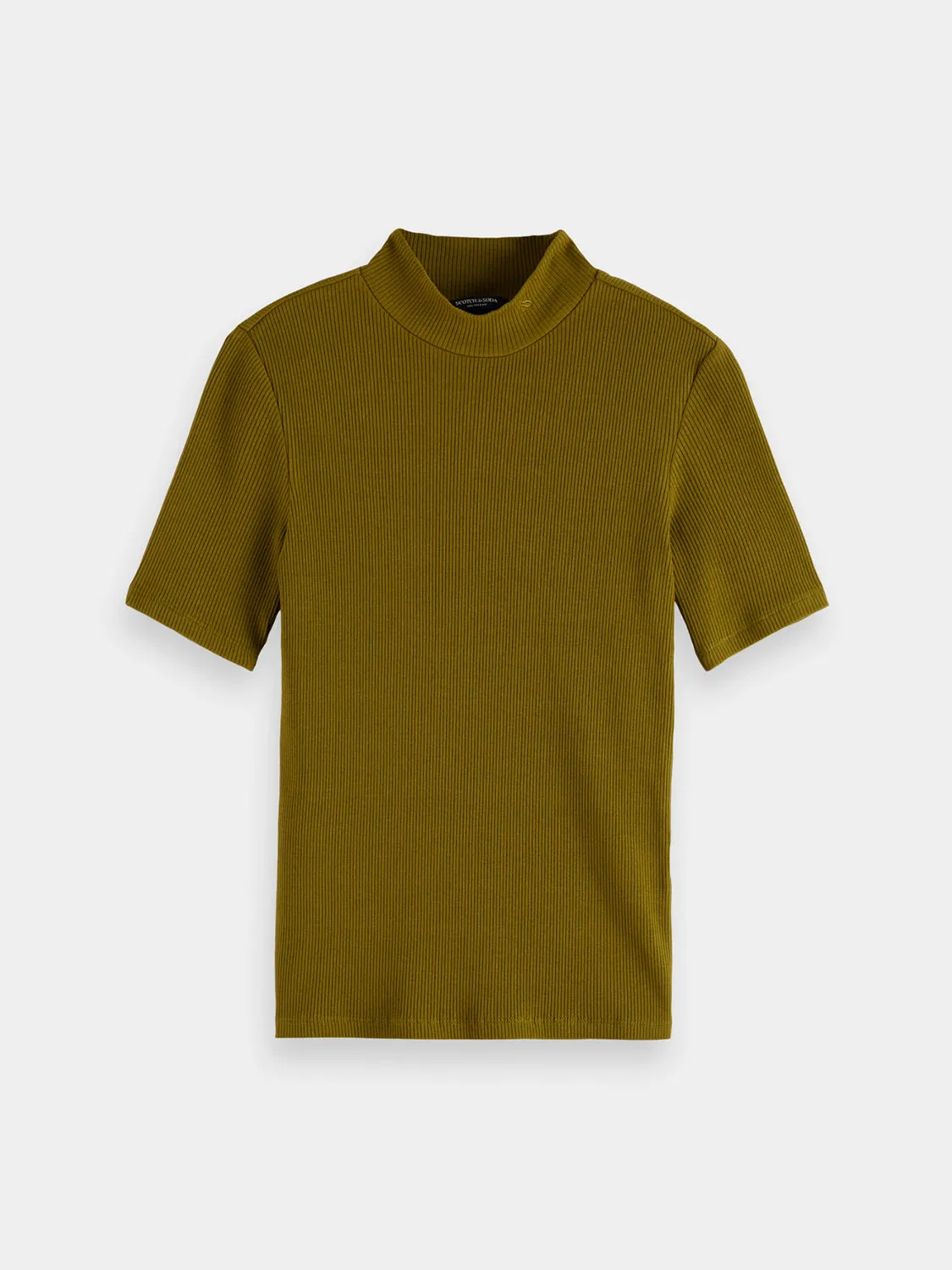Ribbed mock neck sold by Scotch and Soda